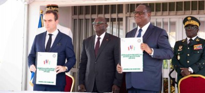 Côte d'Ivoire-France : Le 43e Bima officiellement rétrocédé, place désormais au camp Ouattara Thomas d'Aquin