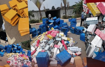 Côte d'Ivoire : 25 blocs de cannabis soigneusement emballés et destinés au marché noir saisis