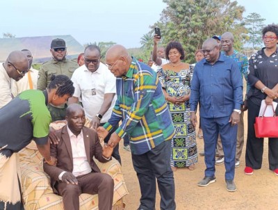 Côte d'Ivoire : Grobonou-Dan (Gabiadji), investiture du président des jeunes, le Sénateur Nabo Clément appelle à la cohésion sociale pour garantir la paix