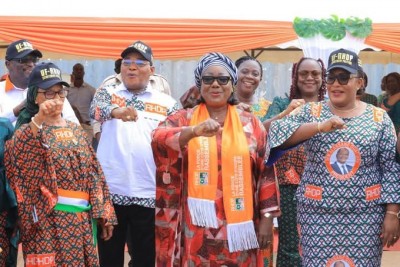 Côte d'Ivoire : Depuis Duekoué, Arlette Badou «En 2025, notre choix est clair : Alassane Ouattara incarne la continuité»