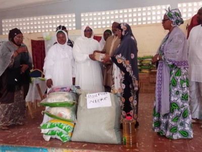 Côte d'Ivoire : Jeûne musulman à Bouaké, 150 familles vulnérables et des structures soutenues par Nouroul-Lah et le PCA du marché de Gros