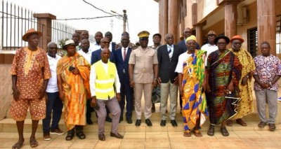 Côte d'Ivoire :  Semaine de la sécurité routière, les transporteurs d'Ahoué sensibilisés sur le bon état mécanique des véhicules, pour une mobilité sûre
