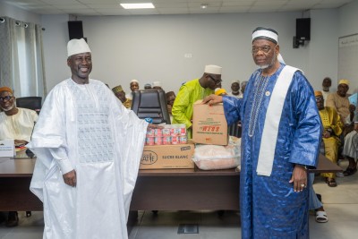 Côte d'Ivoire : Jeûne du Ramadan, Adama Bictogo fait don d'un important lot de vivres et une somme de 6 millions FCFA au COSIM