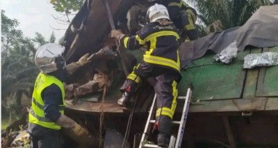 Côte d'Ivoire : Une collision entre deux semi-remorques fait trois morts sur l'autoroute du nord
