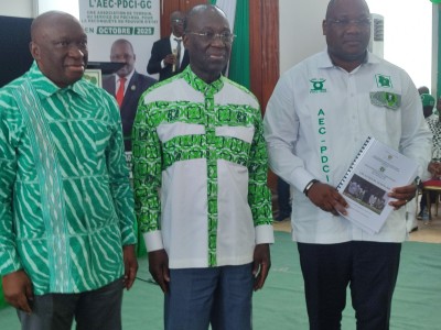 Côte d'Ivoire : PDCI-RDA, les Élus et Cadres du Grand Centre en ordre de bataille pour la victoire de Tidjane Thiam à la présidentielle