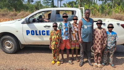 Côte d'Ivoire : Takikro, la police met fin au parcours d'un béninois trafiquant d'enfant
