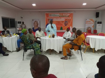 Côte d'Ivoire : Bouaké, Amadou Koné aux jeunes de l'UJ-RHDP lors d'une rupture collective, « Si tu n'as pas pitié des gens, il ne faut pas faire de la politique...»