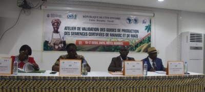 Côte d'Ivoire : Yamoussoukro, validation des guides de production des semence certifiées pour  une agriculture ivoirienne durable et souveraine