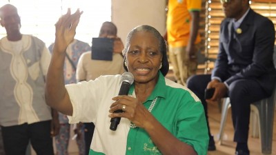 Côte d'Ivoire : Tidjane Thiam plébiscité à 100 %, Léopoldine Tiézan Coffie « Le PDCI-RDA, c'est un esprit »