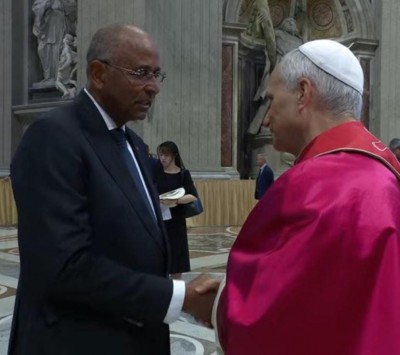 Côte d'Ivoire-Italie : Messe d'inauguration du pontificat de Sa Sainteté le Pape Léon XIV, Patrick Achi a représenté le chef de l'Etat