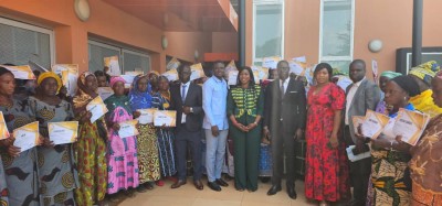 Côte d'Ivoire : 250 femmes vulnérables de Korhogo formées au leadership à l'entrepreneuriat et la gestion financière