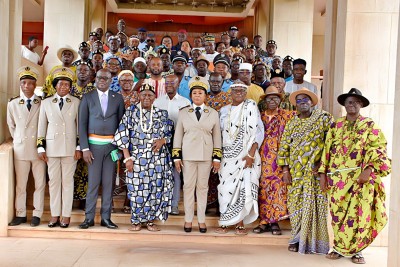 Côte d'Ivoire : Présidentielle, la Chambre des Rois et Chefs Traditionnels entame une tournée nationale pour des élections apaisées