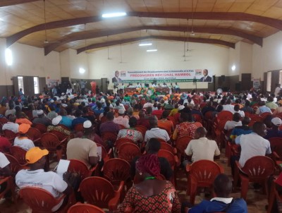 Côte d'Ivoire : Hambol, le pré-congrès du RHDP ouvert à Katiola devant des militants des trois départements