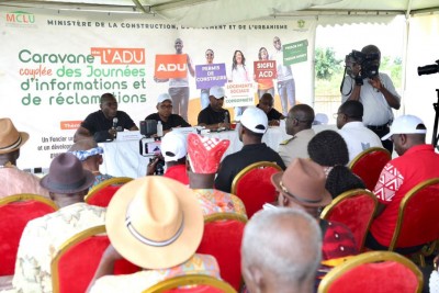 Côte d'Ivoire : 4e edition de la caravane de l'ADU, pour la première journée, un panel de haut niveau éclaire les populations d'Agboville