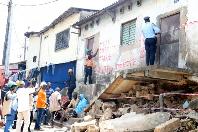 Côte d'Ivoire : Adjamé-Bramakoté, fermeture d'une concession de 12 logements pour risque d'effondrement