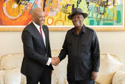 Côte d'Ivoire : Alassane Ouattara a échangé avec le PDG du Groupe UBA, Tony Elumelu