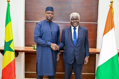Côte d'Ivoire-Sénégal : Sonko et Mambé s'engagent à insuffler une nouvelle dynamique à la Commission mixte sénégalo-ivoirienne