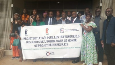 Côte d'Ivoire: l'ACAT-CI mobilise autour de la protection des défenseurs des droits humains