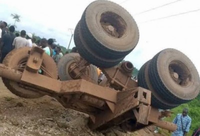 Côte d'Ivoire : Drame sur la route d'Agnibilékrou, un piéton tué par un grumier en pleine marche
