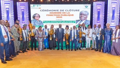Côte d'Ivoire : Fin des JFP 2025, 500 fonctionnaires décorés, Mambé : « Vous êtes en réalité, la première ligne de la République dans le combat pour le développement »