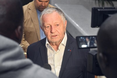 Côte d'Ivoire-France : Jean Michel Aulas à Abidjan sur invitation de la FIF pour renforcer les relations avec les instances du football français