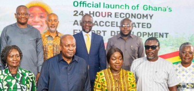 Ghana :  Mahama lance le programme « Economie 24h/24 »
