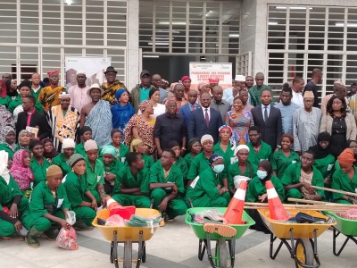Côte d'Ivoire : Lancement officiel du programme THIMO 2025 à Abobo, 18 099 jeunes bénéficiaires à travers le pays
