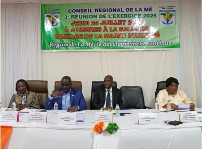 Côte d'Ivoire : Région de la Mé, les projets de programme triennal et du budget modificatif du Conseil Régional adoptés