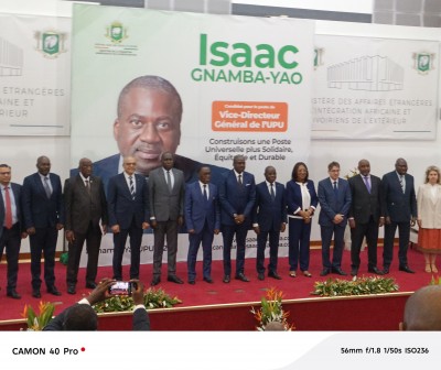 Côte d'Ivoire : Union Postale Universelle, le gouvernement se mobilise autour de la candidature de Isaac Gnamba-Yao au poste de Vice-Directeur général