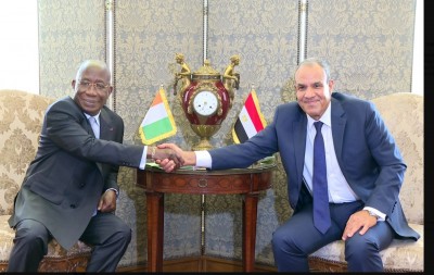 Côte d'Ivoire-Egypte : Le Ministre Léon Kacou Adom séjourne depuis lundi au Caire