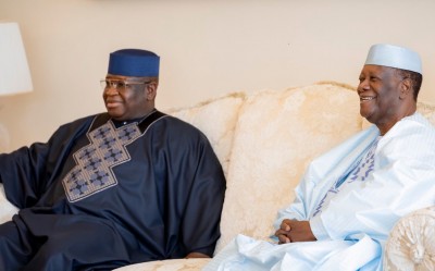 Côte d'Ivoire : Après son entretien avec Julius Maada Bio, Ouattara : « Nous sommes déterminés à œuvrer au maintien de la paix et de la sécurité dans notre espace communautaire »