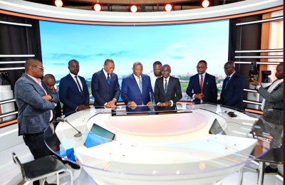 Côte d'Ivoire :  Réhabilitation du studio A de la RTI pour marquer un nouvel écrin technologique pour le JT de la Première Chaîne