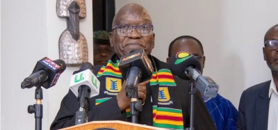 Afrique :  Jacob Zuma réclame l'indépendance économique du continent au Ghana et fustige l'Occident