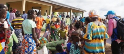 Côte d'Ivoire-Ghana : Bounkani, une arrivée massive de déplacés venus de l'Ouest du Ghana voisin constatée ces derniers jours