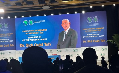 Côte d'Ivoire : BAD, Sidi Ould Tah prend officiellement fonction et exhorte à un changement de paradigme face aux défis du continent