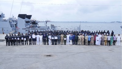 Côte d'Ivoire : Accueil de l'équipage de l'opération « Anouanzé 2025 », le Vice- Amiral N'Guessan : « Nous avons prouvé que la Marine ivoirienne est capable de relever les défis régionaux »