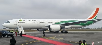 Côte d'Ivoire : Ligne Abidjan-Paris, le premier Airbus A330-900neo de Air Côte d'Ivoire a atterri à Abidjan, ce jeudi en début de soirée en présence du PM Mambé