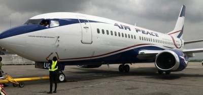 Nigeria :  Un équipage de la compagnie Air Peace testé positif à la drogue et à l'alcool