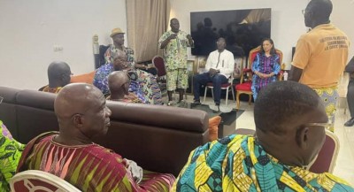 Côte d'Ivoire : 8ème édition de la Semaine Nationale des Arts et de la Culture à Songon-dagbé, la Ministre reçue par l'Honorable Chef NANGUI Magès