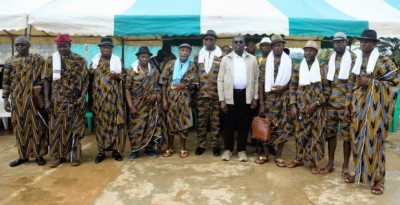 Côte d'Ivoire : Présidentielle, la Direction de Campagne du RHDP à San Pedro confie la bonne tenue du scrutin présidentiel aux chefs coutumiers de Tabou