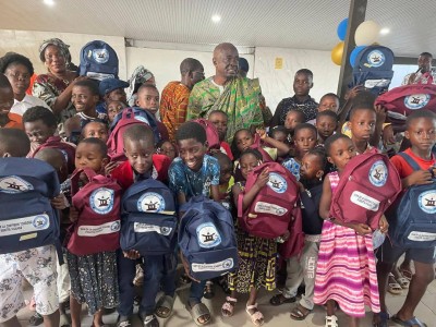 Côte d'Ivoire : Village Abatta, Plus de 200 élèves bénéficient de kits scolaires