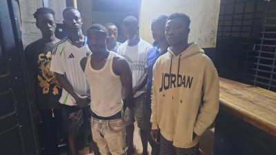 Côte d'Ivoire : Insécurité à Duékoué, 07 individus tombent dans les grappins de la police à Duékoué pendant qu'ils volaient quinze (15) sacs de cacao