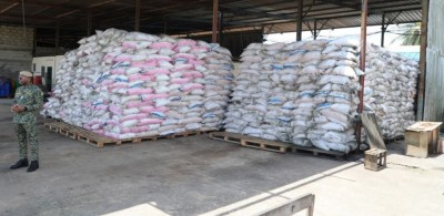 Côte d'Ivoire : Lutte contre la fraude douanière, plus de 11 tonnes de médicaments falsifiés et 110 tonnes de sucre saisis