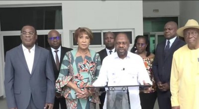Côte d'Ivoire : Rencontre entre le Front Commun et la CAP-CI, Dano Djédjé : « Nous nous sommes tous engagés dans la même vision pour notre pays »