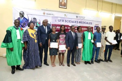 Côte d'Ivoire : Bouaké, Rentrée solennelle académique à l'UFR Sciences Médicales entre engagement et reconnaissance
