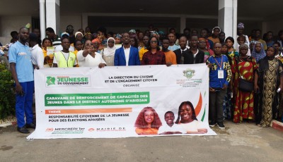 Côte d'Ivoire : Élections 2025, une caravane citoyenne pour la paix lancée à Yopougon