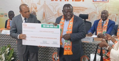 Côte d'Ivoire : Les Présidents de Conseils d'Administration apportent 100 millions FCFA pour soutenir la candidature d'Alassane Ouattara