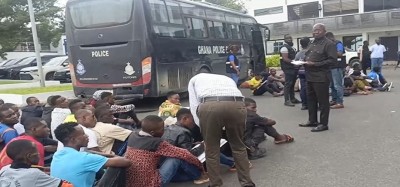 Ghana :  La police secoure 110 étrangers, dont des camerounais et ivoiriens, d'une présumée escroquerie liée à QNET