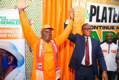 Côte d'Ivoire : Investiture du Bureau de Campagne RHDP du Plateau, un hommage rendu à Bruno Koné