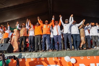 Côte d'Ivoire : Présidentielle 2025, depuis Divo, Adama Bictogo et Amédé Kouakou engagent les populations pour le « 1 coup K.O. » de Ouattara au soir du 25 octobre